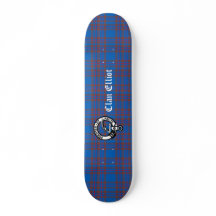 Clan Elliot Wappen Abzeichen & Tartan