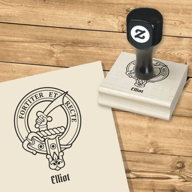 Clan Elliot Wappen Rubber Briefmarke Gummistempel (Von Creator hochgeladen)