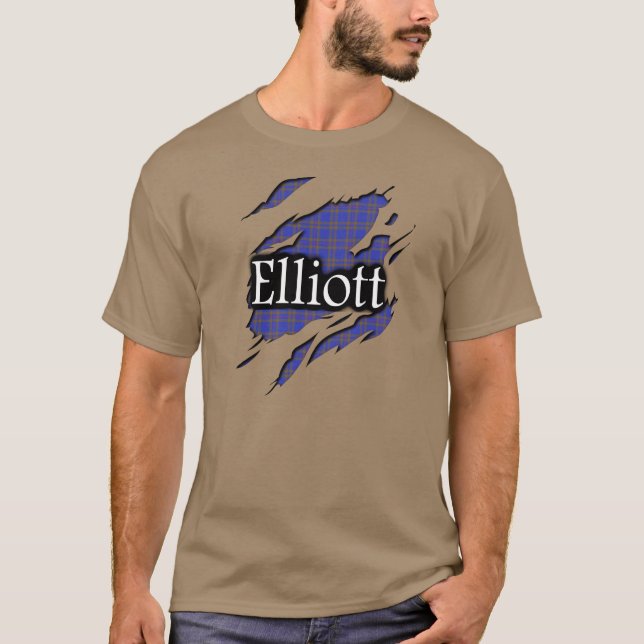 Clan Elliott Tartan Spirit Shirt (Vorderseite)