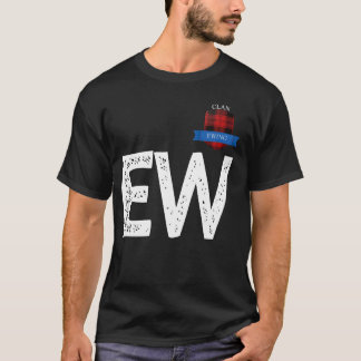 Clan Ewing E und Letter W Familienanpassung T-Shirt