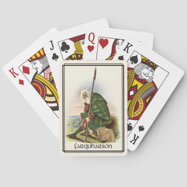Clan Farquharson Classic Schottland Spielkarten (Rückseite)