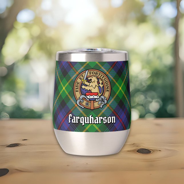 Clan Farquharson Crest sur Tartan (Créateur téléchargé)