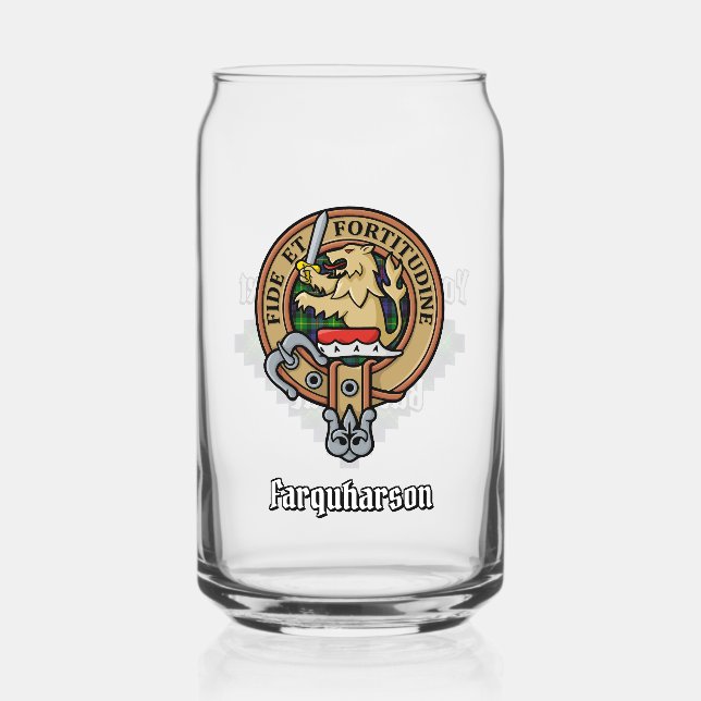 Clan Farquharson Crest sur Tartan (Recto)