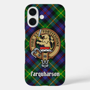 Clan Farquharson Crest sur Tartan coque iphone