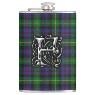 Clan Farquharson Old Scotland Flask Flachmann