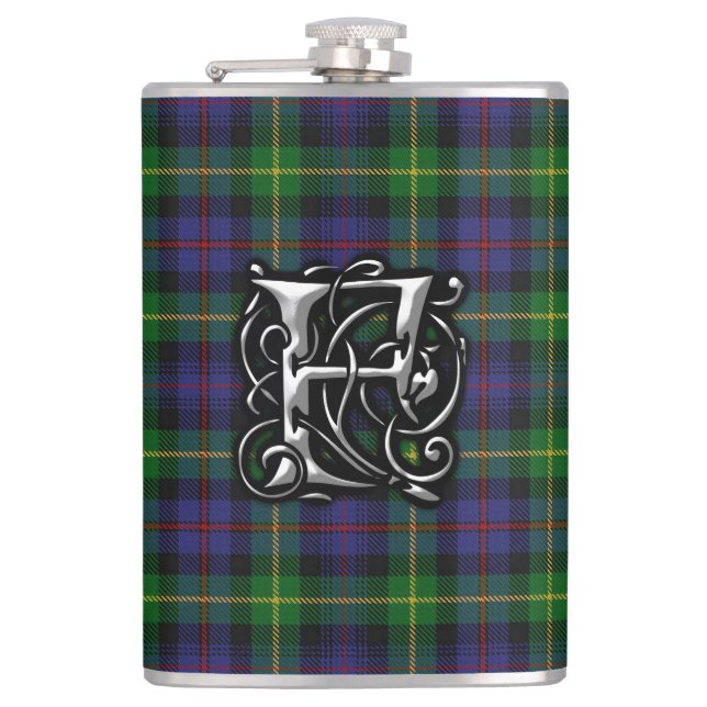 Clan Farquharson Old Scotland Flask Flachmann (Vorderseite)