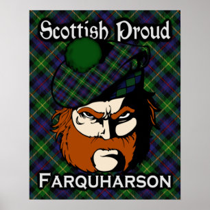 Clan Farquharson Scottish Tartan Poster