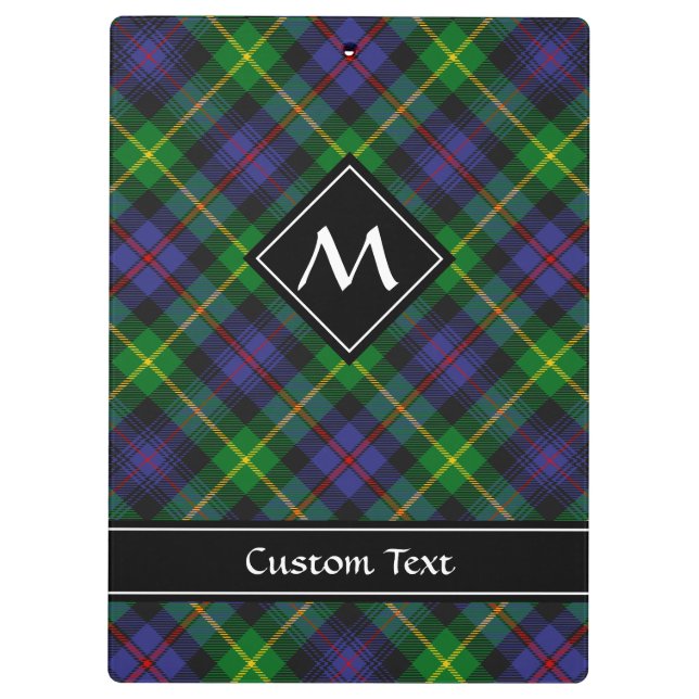 Clan Farquharson Tartan Clipboard Klemmbrett (Rückseite)