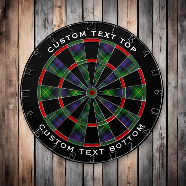 Clan Farquharson Tartan Dart Board Dartscheibe (Von Creator hochgeladen)