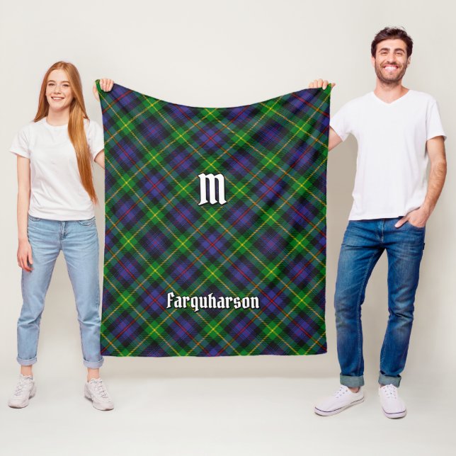 Clan Farquharson Tartan Fleece Blanket (Beispiel)