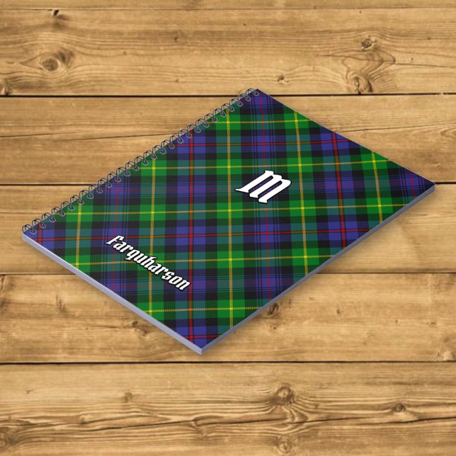 Clan Farquharson Tartan Notebook Notizblock (Von Creator hochgeladen)