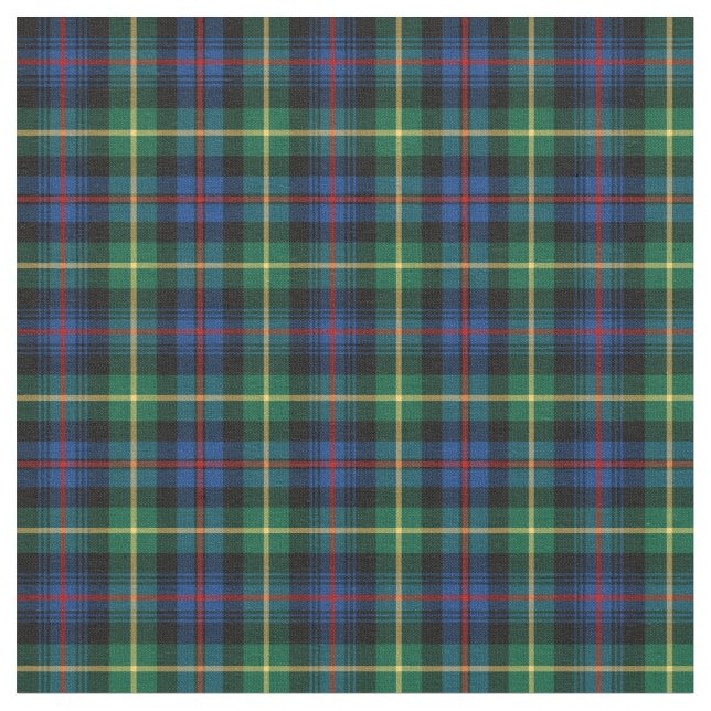 Clan Farquharson Tartan Stoff (Nahaufnahme)