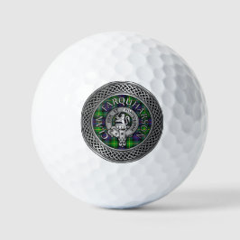 Clan Farquharson Wappen & Tartan Knot Golfball