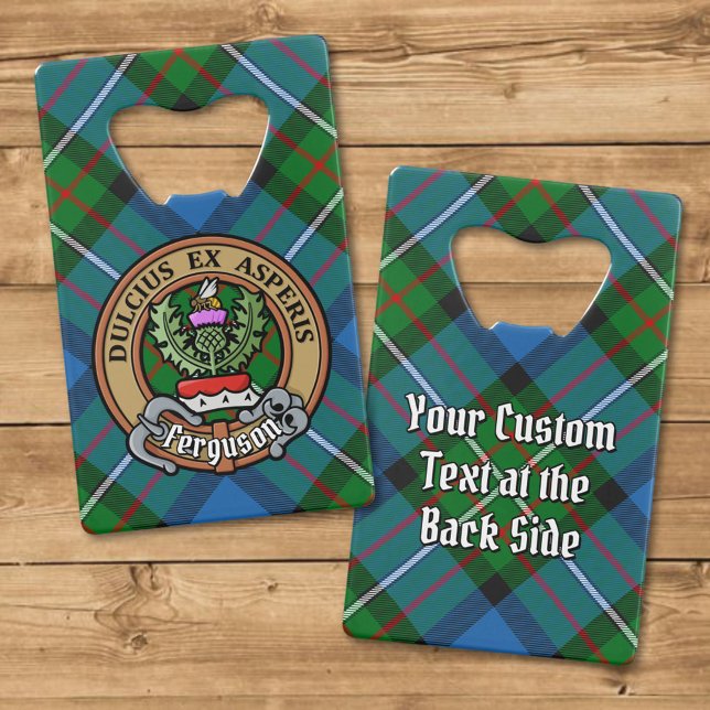 Clan Ferguson Crest sur Tartan (Créateur téléchargé)