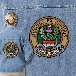 Clan Ferguson Crest sur Tartan