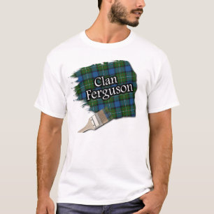 Clan Ferguson Schottischer Tartan-Malerhemd T-Shirt