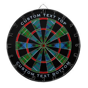 Clan Ferguson Tartan Dart Board Dartscheibe
