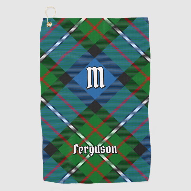 Clan Ferguson Tartan Golf Towel Golfhandtuch (Vorderseite)