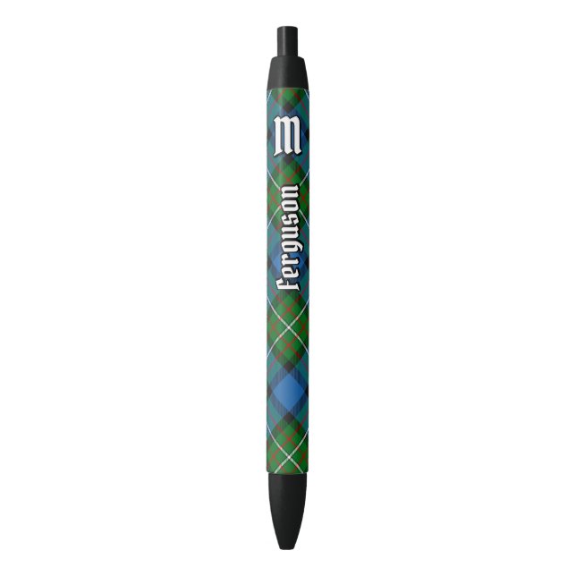 Clan Ferguson Tartan Ink Pen Kugelschreiber (Vorderseite Vertikal)