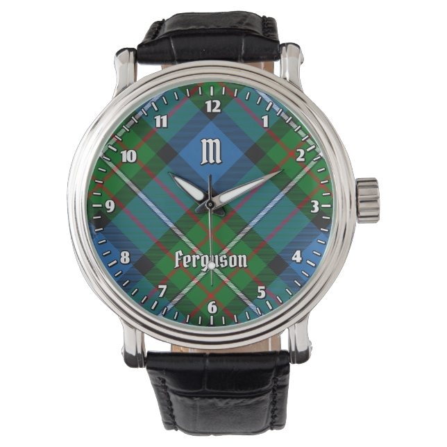 Clan Ferguson Tartan Watch Armbanduhr (Vorderseite)