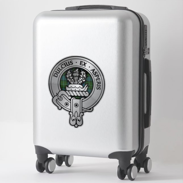 Clan Ferguson Wappen & Atholl Tartan Sticker (Koffer)