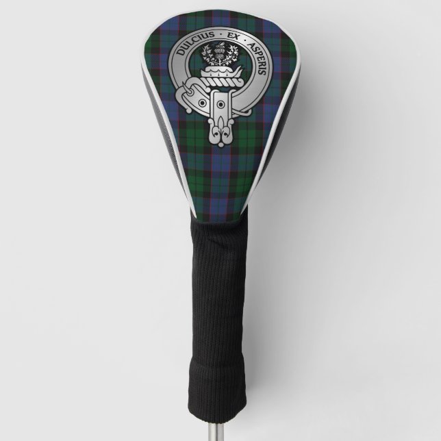 Clan Ferguson Wappen & Balquhidder Tartan Golf Headcover (Vorderseite)