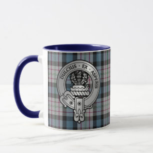 Clan Ferguson Wappen & Dress Tartan Tasse