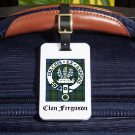 Clan Ferguson Wappen Tartan Gepäckanhänger