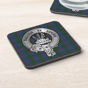 Clan Ferguson Wappen & Tartan Getränkeuntersetzer