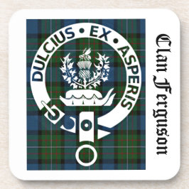 Clan Ferguson Wappen Tartan Getränkeuntersetzer
