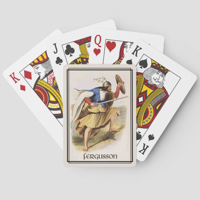 Clan Fergusson Classic Scotland Spielkarten (Rückseite)