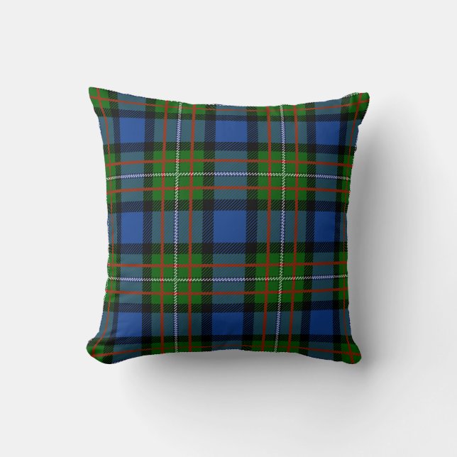 Clan Fergusson Tartan Kariert Kissen (Vorderseite)