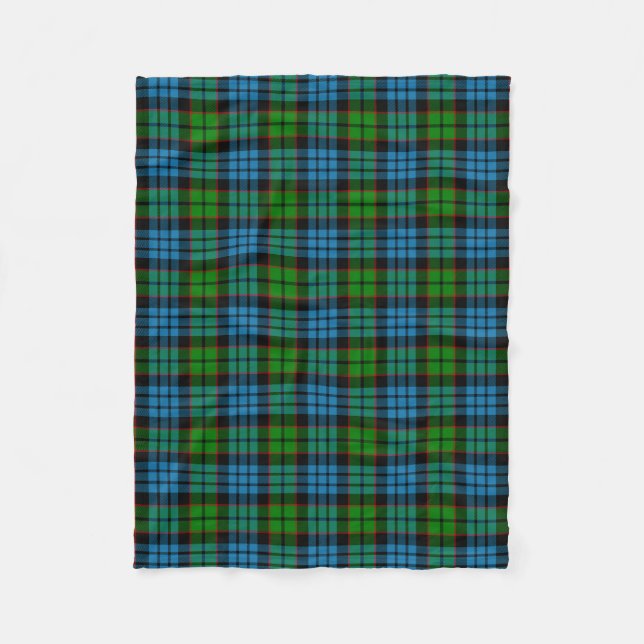 Clan Fletcher Tartan Kariert Fleecedecke (Vorderseite)
