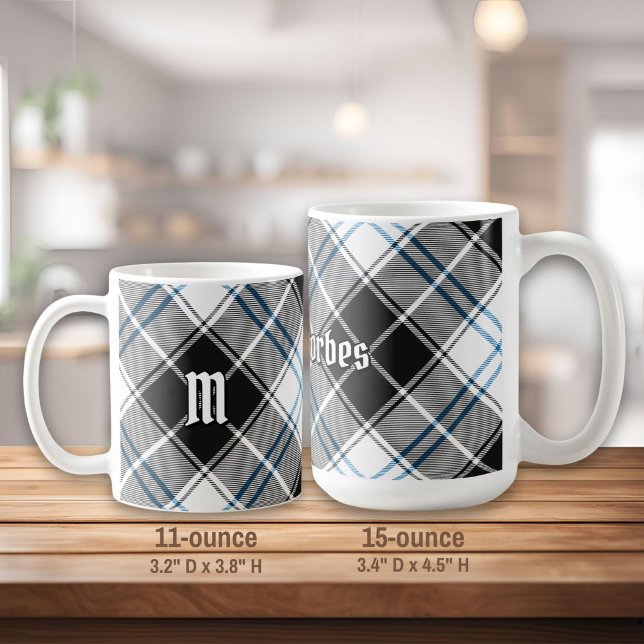 Clan Forbes Dress Tartan Kaffeetasse (Von Creator hochgeladen)