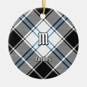 Clan Forbes Dress Tartan Keramik Ornament
