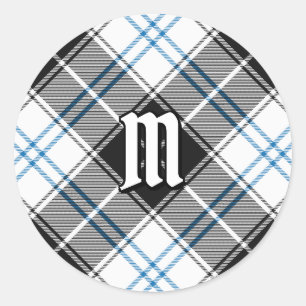 Clan Forbes Dress Tartan Runder Aufkleber