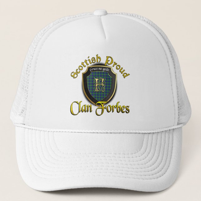 Clan Forbes Scottish Dynasty Cap Truckerkappe (Vorderseite)