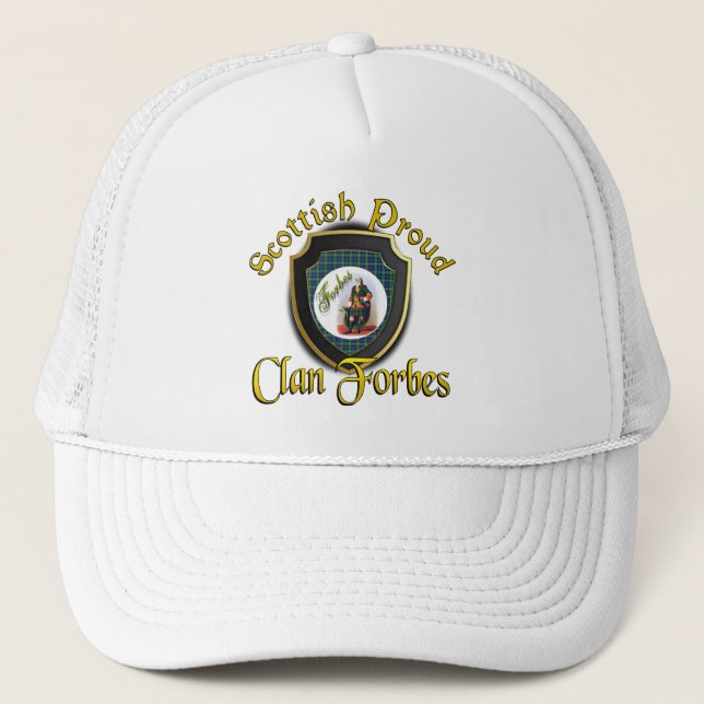 Clan Forbes Scottish Dynasty Cap Truckerkappe (Vorderseite)