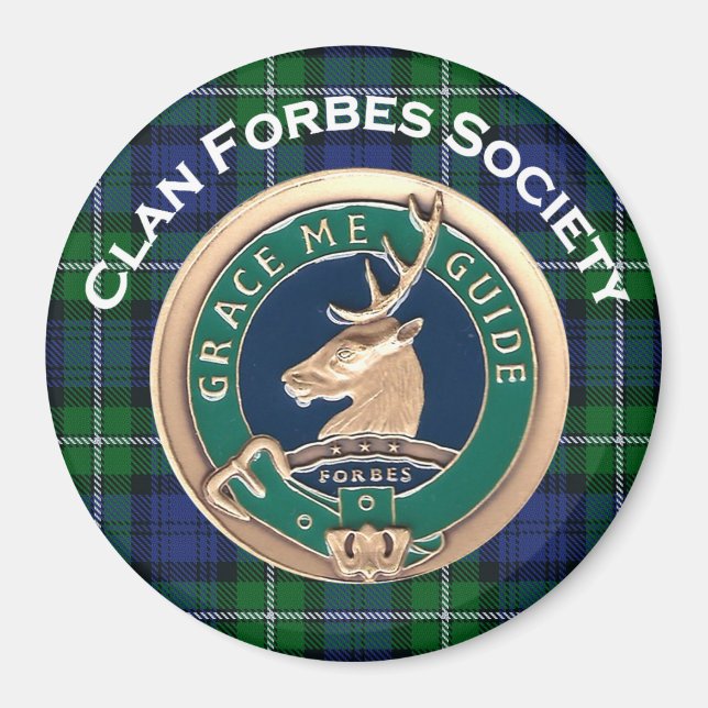 Clan Forbes Society 3" Magnet (Vorne)