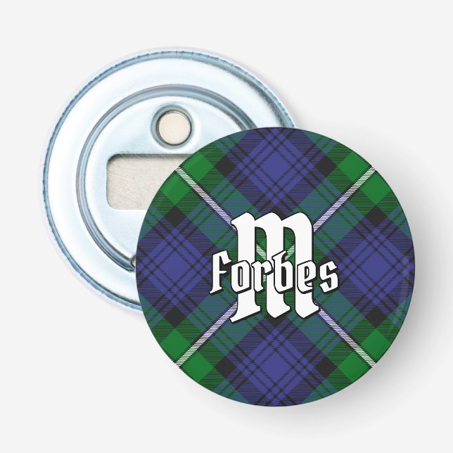 Clan Forbes Tartan Flaschenöffner (Vorderseite)