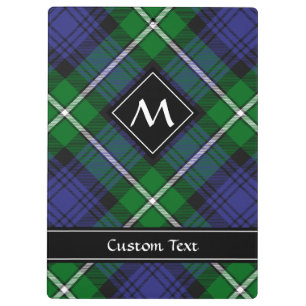 Clan Forbes Tartan Klemmbrett
