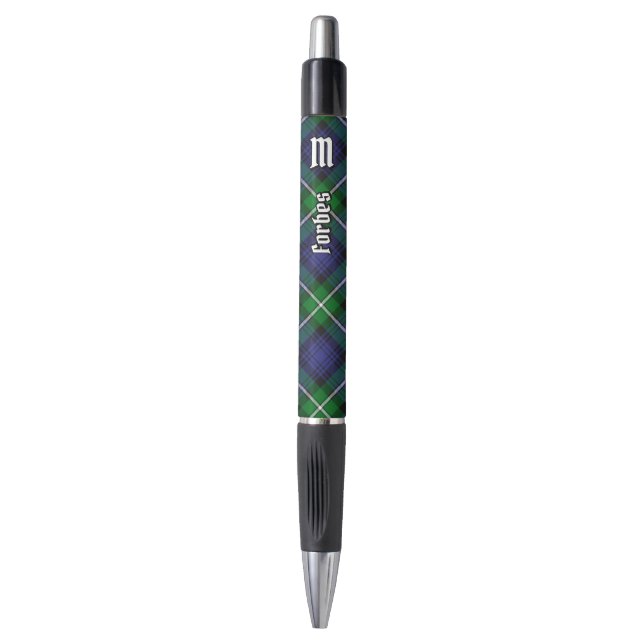 Clan Forbes Tartan Kugelschreiber (Vorderseite Vertikal)