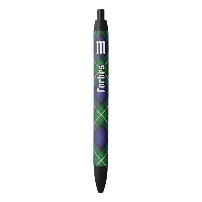 Clan Forbes Tartan Kugelschreiber (Vorderseite Vertikal)