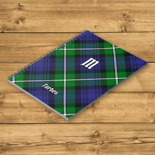 Clan Forbes Tartan Notizblock