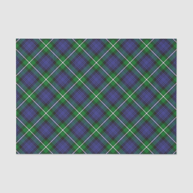 Clan Forbes Tartan Seidenpapier (Vorderseite)