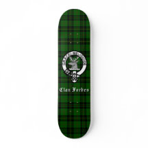 Clan Forbes Tartan und Wappen Abzeichen
