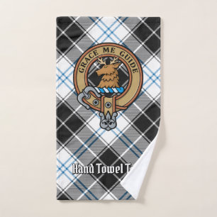 Clan Forbes Wappen über Dress Tartan Badhandtuch Set