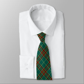 Clan Forde Tartan Green Kariert Krawatte