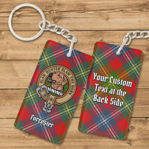 Clan Forrester Crest sur Tartan