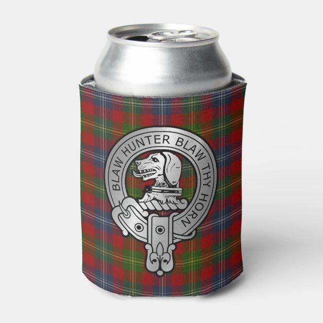 Clan Forrester / Foster Wappen & Tartan Dosenkühler (Kanne Vorderseite)